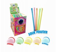 Mini Sour, słomki z musującą kwaśną oranżadką, 250 sztuk