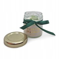 Mini świeca Sojowa ręcznie wykonana prezent zapach Świąteczne drzewko