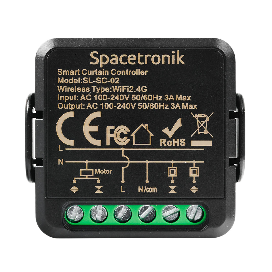Zdjęcia - Włącznik Spacetronik Mini Switch inteligentny przełącznik przełącznik sterownik rolet SMART WiF 