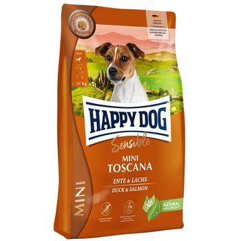 Mini Toscana, karma sucha, 4 kg KACZKA + ŁOSOŚ - Happy Dog