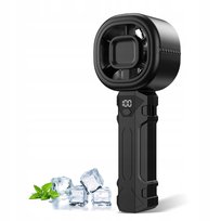 Mini Wentylator Ręczny z Wyświetlaczem 3 Prędkości USB – Przenośny