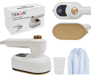 Mini Żelazko Turystyczne Ręczne Mocne Obrotowe Składane Przenośne - TEKAN