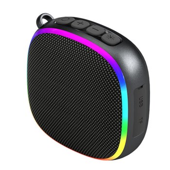 Miniaturowy bezprzewodowy głośnik zewnętrzny, magnetyczny, pyłoszczelny, wodoodporny, przenośny głośnik stereo Bluetooth RGB, TWS - No name
