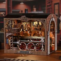Miniaturowy domek Book Nook - Pociąg - Hamaileon
