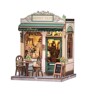 Miniaturowy domek Book Nook - Słoneczna kawiarnia* - CuteBee - HABARRI