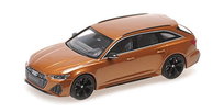 Minichamps 1/43 AUDI RS 6 AVANT 2019 – Brun Métallisé – Édition Limitée