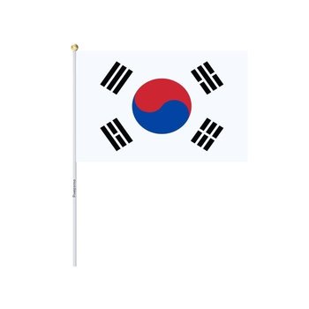 Miniflaga Korei Południowej 14x21cm z poliestru - Inny producent (majster PL)