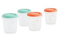 Miniland, Pojemniki hermetyczne zamykane na żywność, Śródziemnomorski, 4x250 ml 