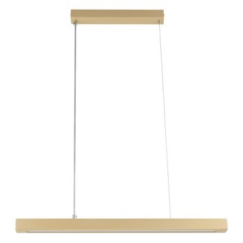 Minimalistyczna lampa FUTURA STEEL wisząca LED 12W 3000K złota - Sigma