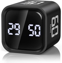 Minutnik cyfrowy kostka Pomodoro timer grawitacyjny LED naładowalny kuchnia