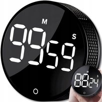 MINUTNIK KUCHENNY TIMER CZASOMIERZ STOPER CYFROWY MAGNES ELEKTRONICZNY LED Lewer