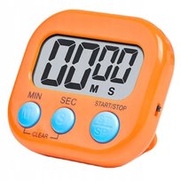 MINUTNIK TIMER STOPER CYFROWY ELEKTRONICZNY MAGNETYCZNY KUCHENNY + BATERIA Klaus