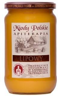 Miód naturalny lipowy 950g - MIODY POLSKIE