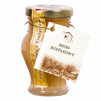 Miód rzepakowy amfora na prezent - ŁYSOŃ