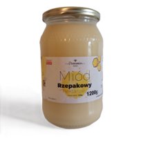 Miód rzepakowy nektarowy 1,2 kg / Pasieka Bronowice
