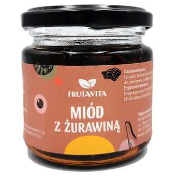 Miód z żurawiną 220 g - Frutavita