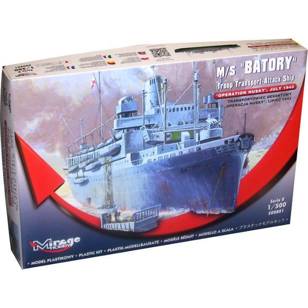 Mirage, M/S Batory Troop Transport-Attack, Model do sklejania, 14+