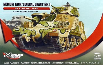 Mirage, Medium Tank Grant Mk I, Model do sklejania, 12+ - Mirage