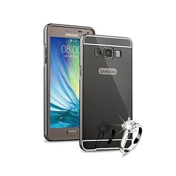 Mirror bumper case na Galaxy A7 - Czarny - EtuiStudio