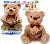 MIŚ Bajuś opowiadający BAJKI pluszak zabawka rusza głową i pyszczkiem
