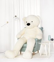 Miś Gustaw, Duży Miś Classico, biały, 250 cm Miś Gustaw