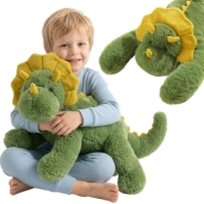 Miś obciążeniowy Ciężkomiś Dinozaur terapeutyczny 65cm 1kg ADHD autyzm