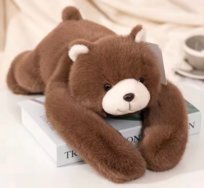 Miś obciążeniowy Ciężkomiś Miś niedźwiedź brązowy pluszak DUŻY 65cm 1kg ADHD