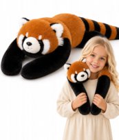 Miś obciążeniowy Ciężkomiś Red Panda Czerwona pluszak DUŻY 65cm 1kg ADHD