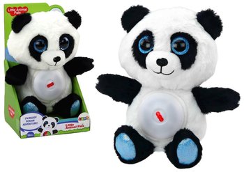 Miś Panda Usypiacz Lampka Kołysanki Przytulanka Maskotka 30 cm - Lean Toys