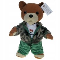 Miś Uszatek 43cm - maskotka miś Uszatek w polarze moro