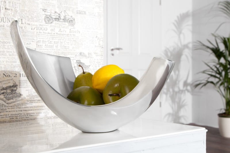 Misa Abstract Silver aluminium 30cm (Z8509)