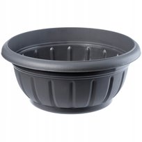Misa Doniczka Plastikowa Na Kwiaty 23 cm Grafitowa