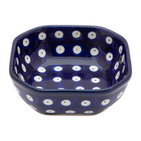 MISECZKA kwadratowa 11 cm - Ceramika Artystyczna Bolesławiec