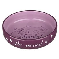 Miseczka porcelanowa Thanks! ...for service! XL gray