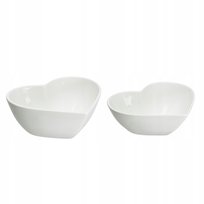 Miseczki porcelanowe na przekąski salaterki dipówki serca Altom Design 2szt