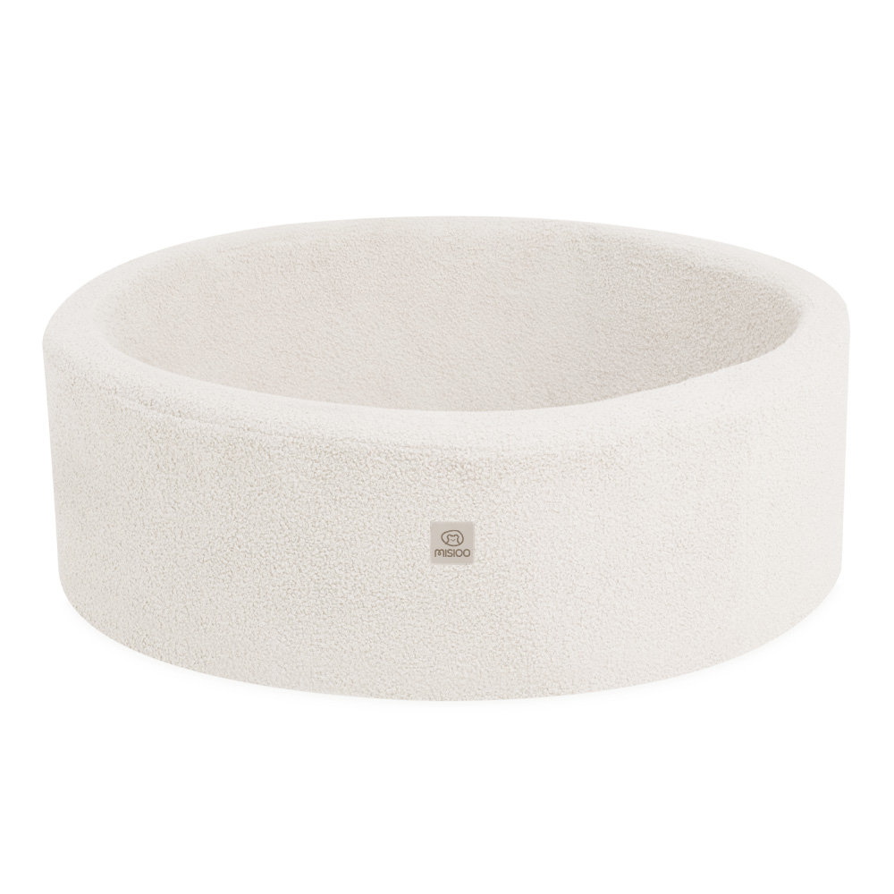 Ballenbak Rond 90x30 | Light Pink Corduroy incl. 200 ballen