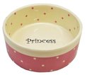 Miska ceramiczna Princess YARRO, różowa, 13x5,5 cm - Yarro