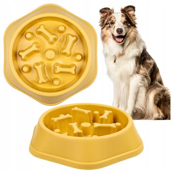 Miska Dla Psa Spowalniająca Jedzenie Na Karmę Duża 600Ml Antypoślizgowa - PAGMIL