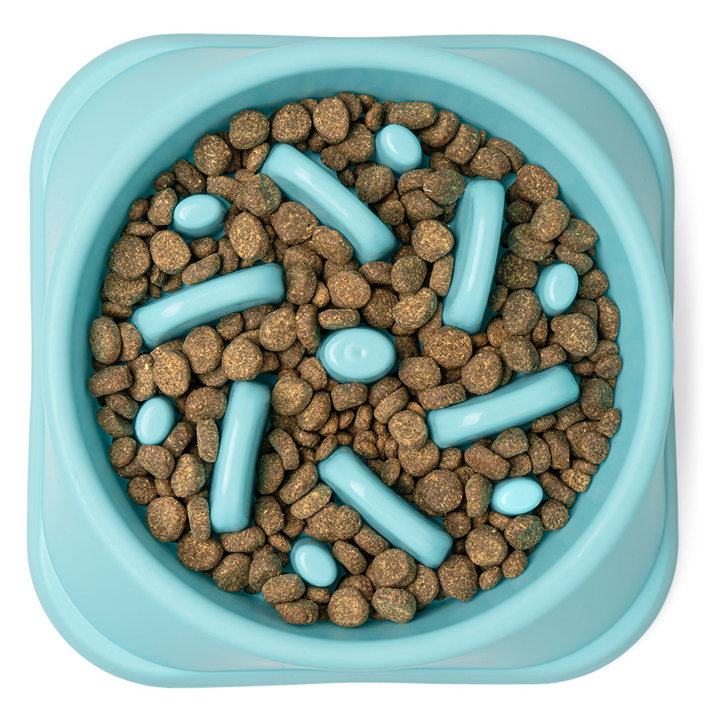 Miska Dla Psa Spowalniająca Jedzenie Slow Feeder 0,5L Niebieska Ragi