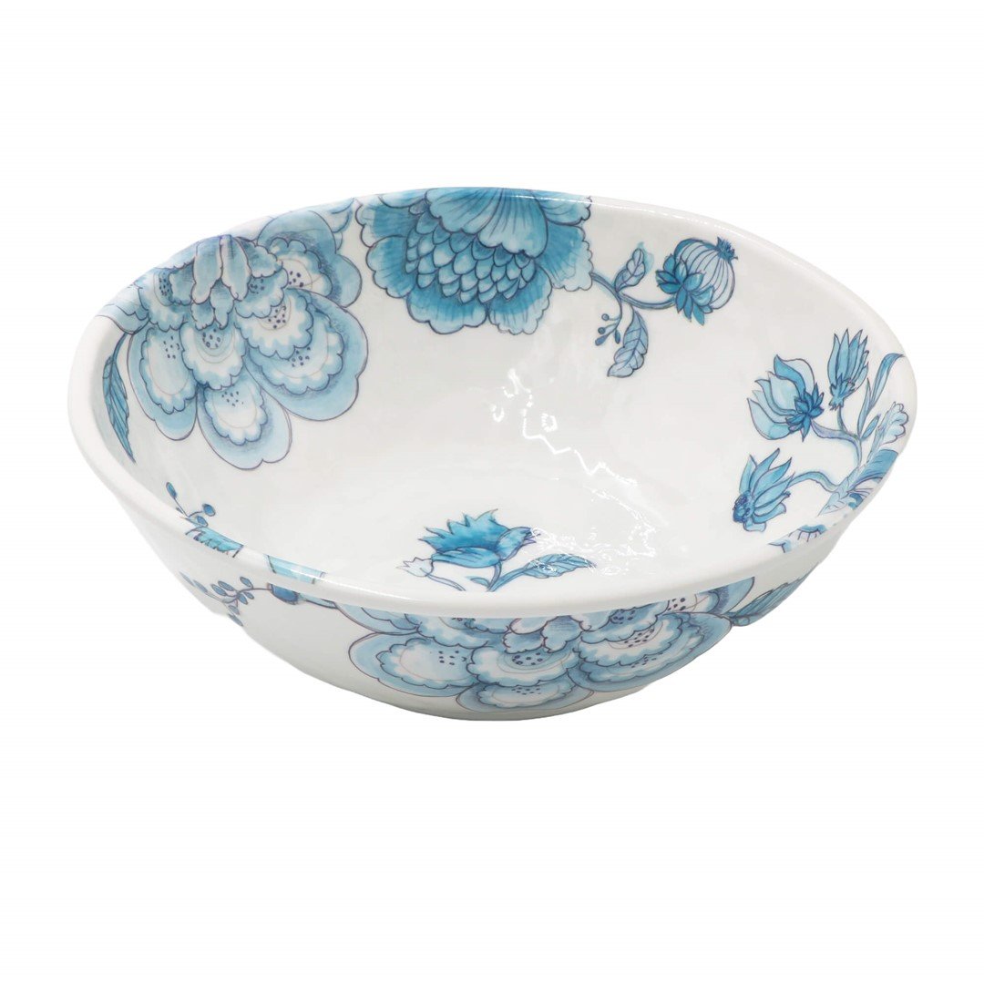 Rose & Tulipani, Insalatiera In Ceramica Con Decorazioni Del Mondo - 8