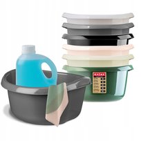 Miska Miednica Z Uchwytami Plastikowa 20L Antracyt