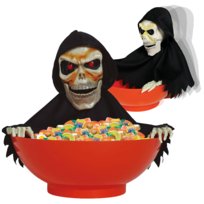 MISKA Misa ze SZKIELETEM INTERAKTYWNA na słodycze na HALLOWEEN 24x23cm