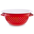 Miska ORION, retro w grochy, czerwona, 2,5 l - Orion