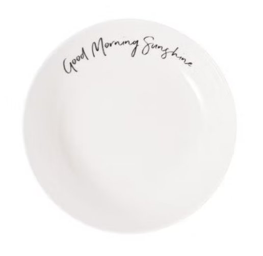 Service De Petit-déjeuner Villeroy & Boch 'Good Morning Sunshine' - 3 Pièces (tasse, Assiette, Bol) - Porcelaine Blanche De Qualité - Lave-vaisselle Et Micro-ondes