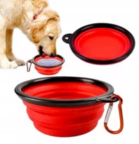 Miska Silikonowa Dla Psa Kota Składana Podróżna