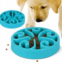 Miska Spowalniająca Jedzenie Dla Psa Kota Zwierząt Duża Z Przegrodami