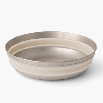 Miska turystyczna składana ze stali nierdzewnej Sea To Summit Detour Stainless Steel Collapsible Bowl L 915 ml beżowy - Sea To Summit