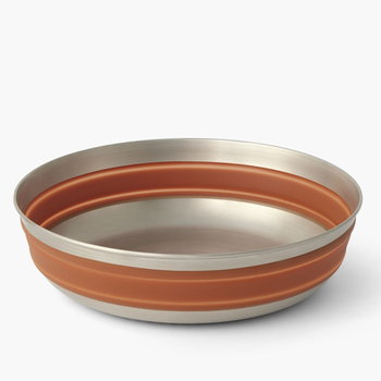 Miska turystyczna składana ze stali nierdzewnej Sea To Summit Detour Stainless Steel Collapsible Bowl L 915 ml brązowy - Sea To Summit