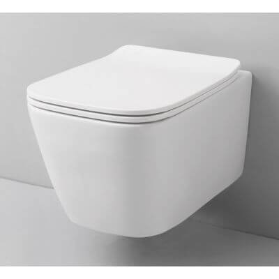 Zdjęcia - Miska i kompakt WC ArtCeram Miska WC A16 Podwieszana Krótka Bianco ASV0050100 