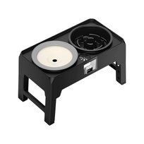 Miski dla Psa z Regulowanym Stojakiem 2L Spowalniająca Jedzenie 2 szt